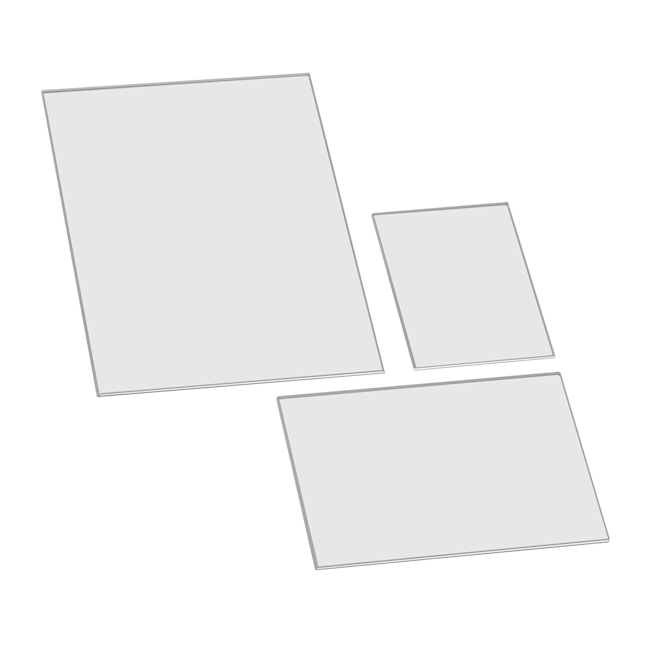 Poster holder A6 high without punch